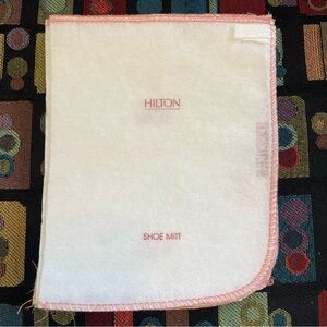 Vintage Hilton Shoe Mitts - Set of 10